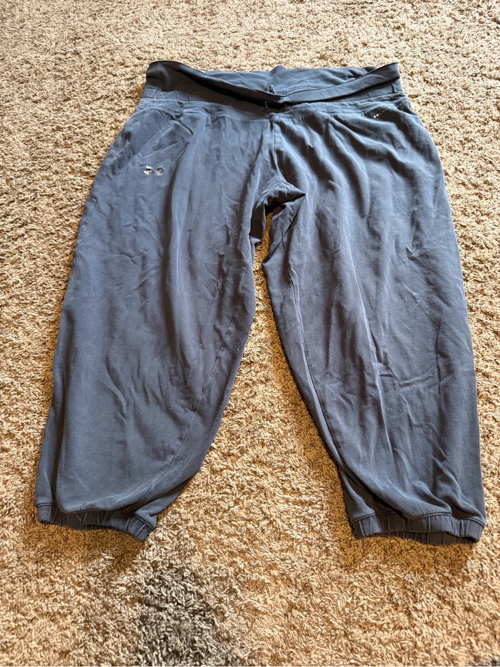Under Armour Men's Charcoal Grey Jogger Sweatpants